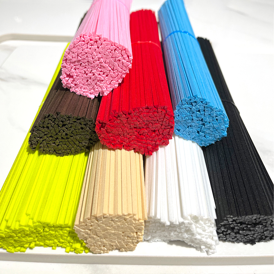 Home Fragrance Diffuser Sticks - 50pcs 22cmx3mm Triangle Shape Fibre Reed