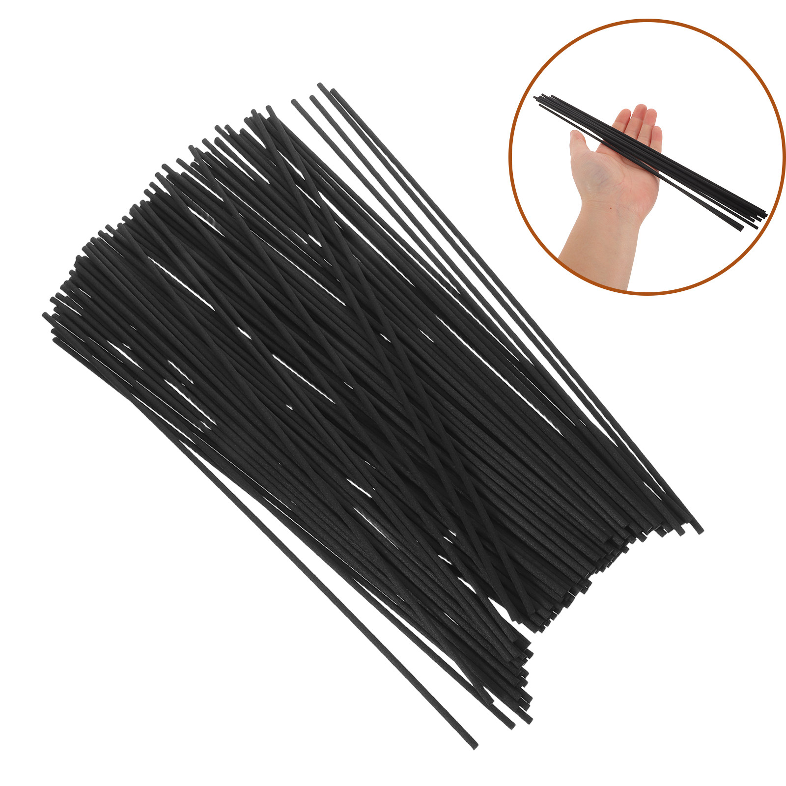 Home Fragrance Diffuser Sticks - 100Pcs Fragrance Diffuser Sticks Natural Rattan