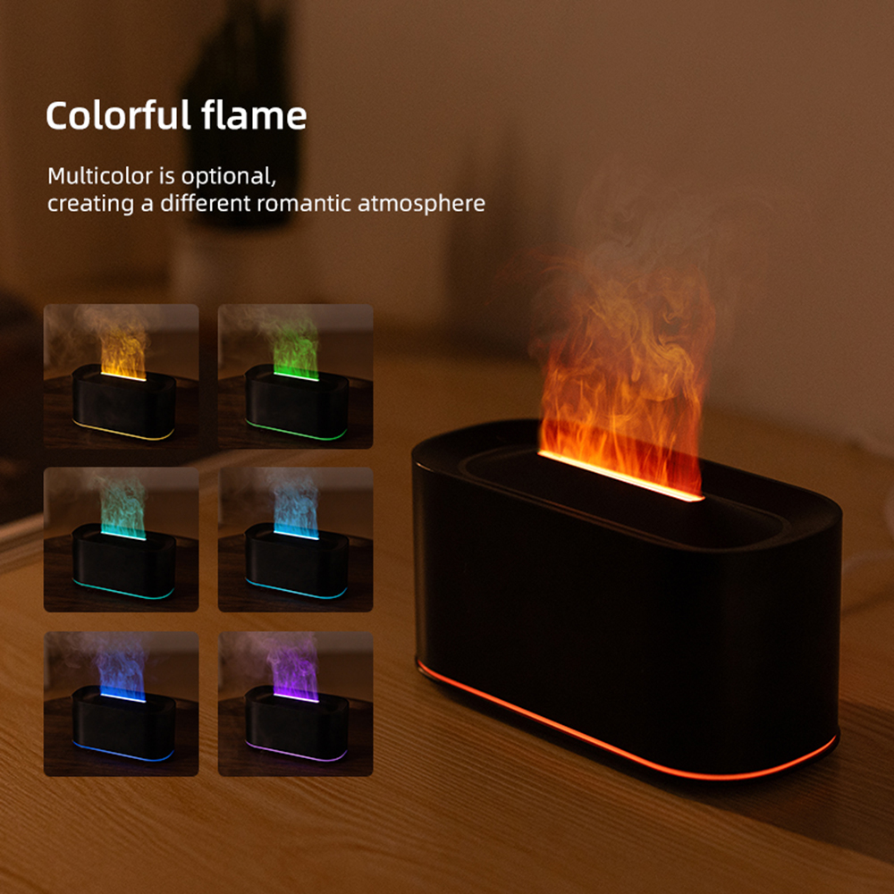 Home Fragrance And Diffuser - Essential Oil Diffuser,Flame Colorful Water Vapor