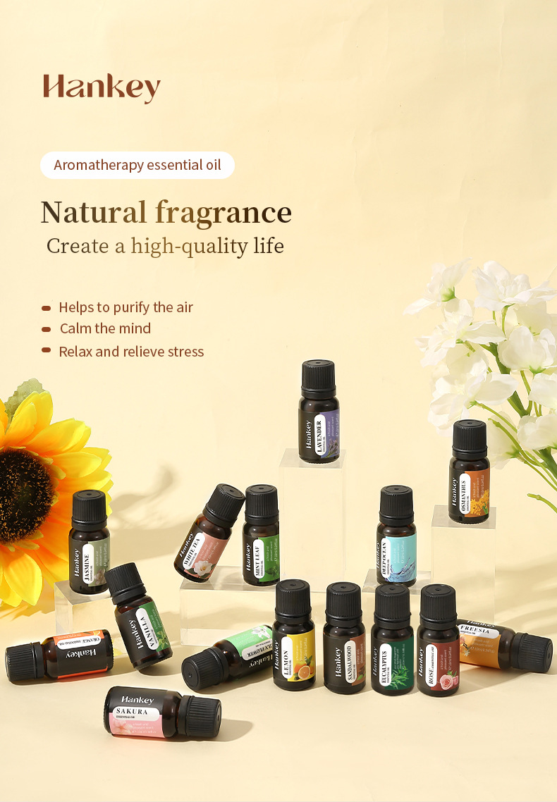 Fragrance Oil Set - 12 Flavors Set / Water-soluble Aromatherapy