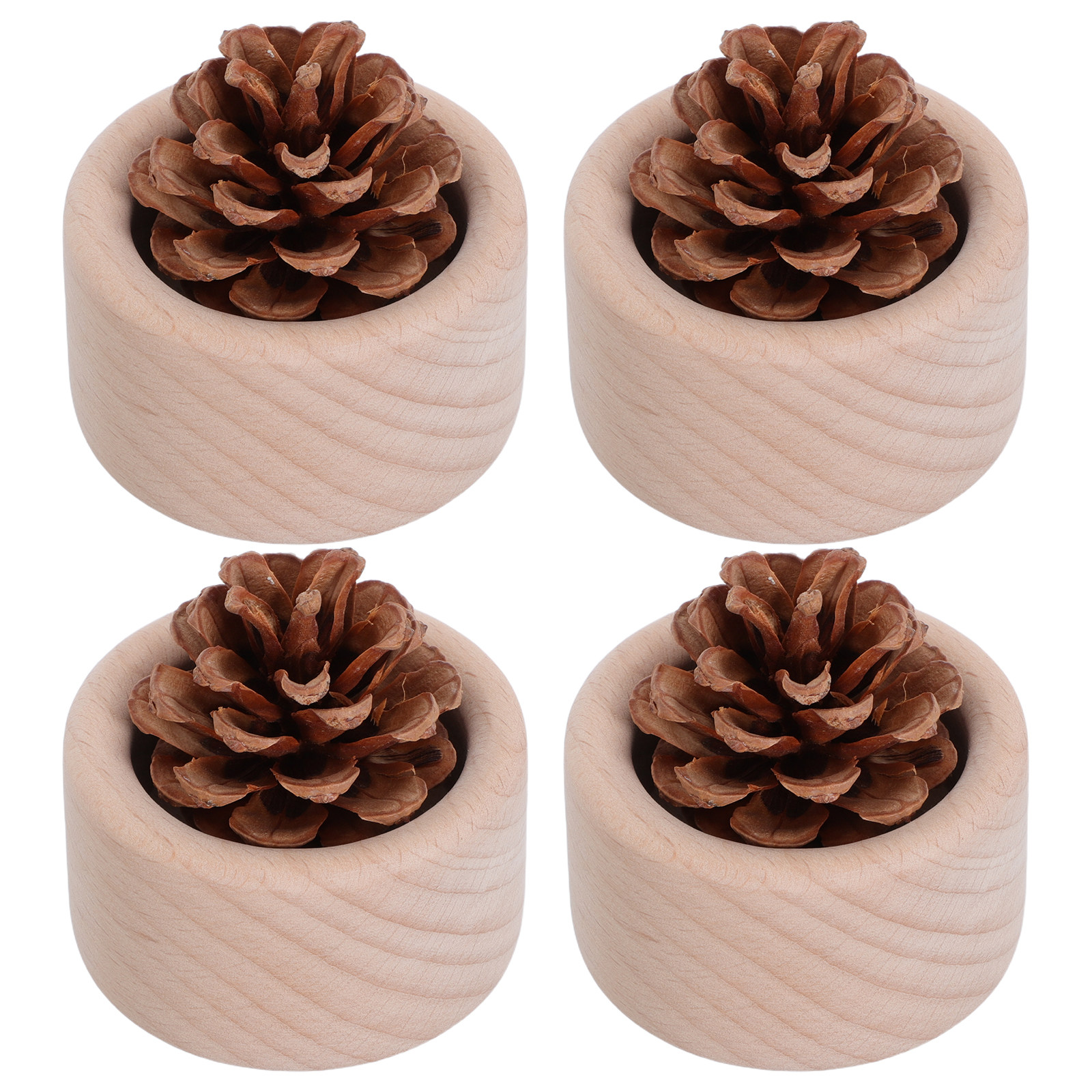 4Pcs Wood Grain Mini Essential - مراجعة Home Fragrance And Diffuser وسعره