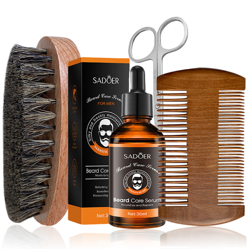 4-piece men's beard care set,  - مراجعة Fragrance Oil Set وسعره