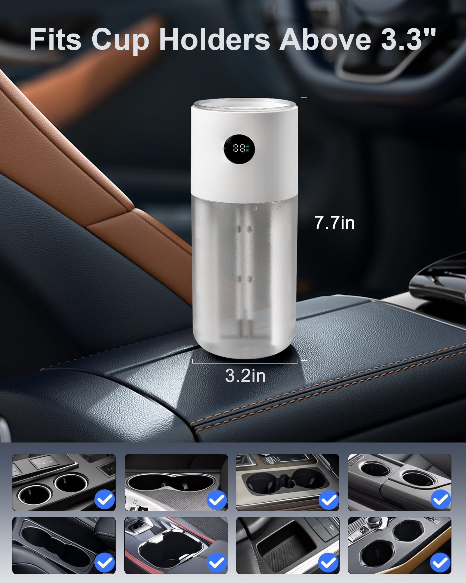 Eary 500ml USB Mini Car Humidi - مراجعة Home Spray Fragrance وسعره