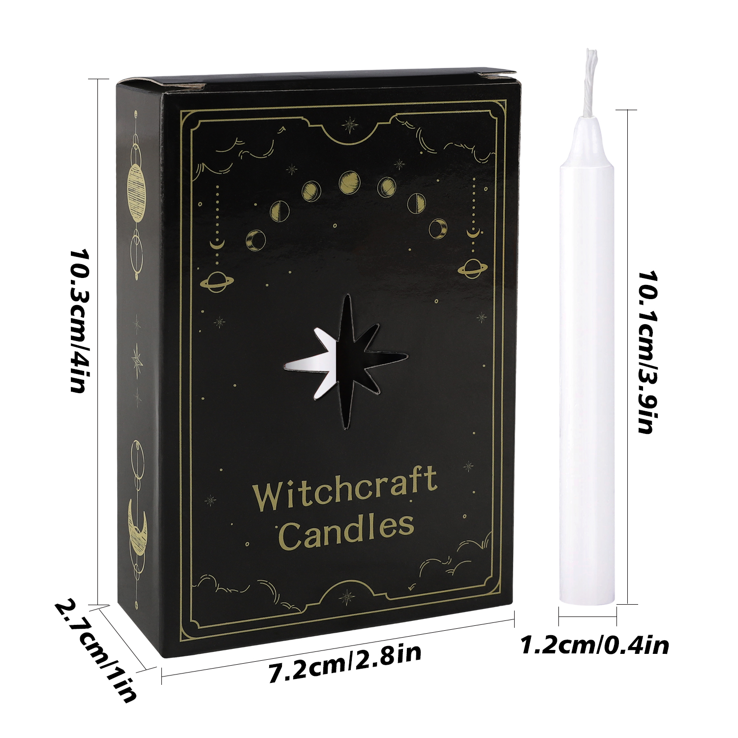 12 Pcs 3.9*0.4In（10.1*1.2Cm） W - مراجعة Quality Home Fragrance وسعره