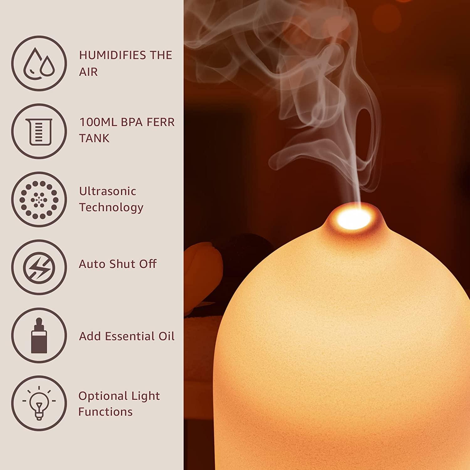 100ml Ceramic Essential Oil Di - مراجعة Home Fragrance System وسعره