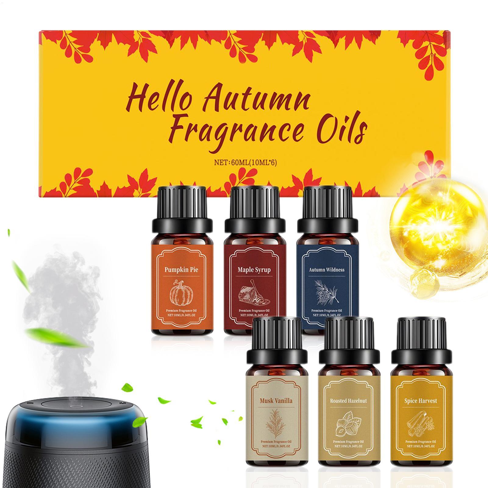 6pcs Fall Scented Diffuser Oil - مراجعة Fragrance Oil Set وسعره