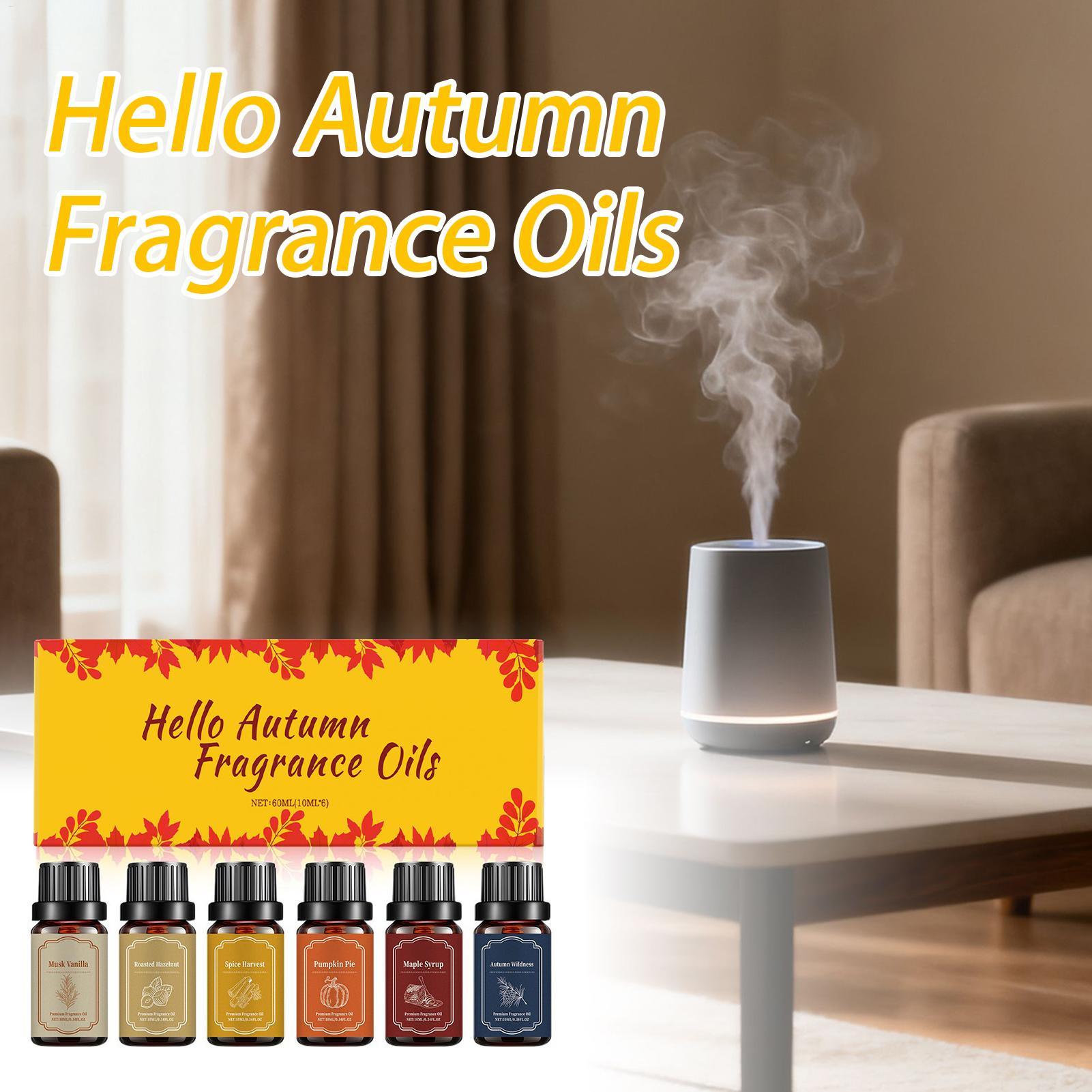 6pcs Fall Scented Diffuser Oil - مراجعة Fragrance Oil Set وسعره