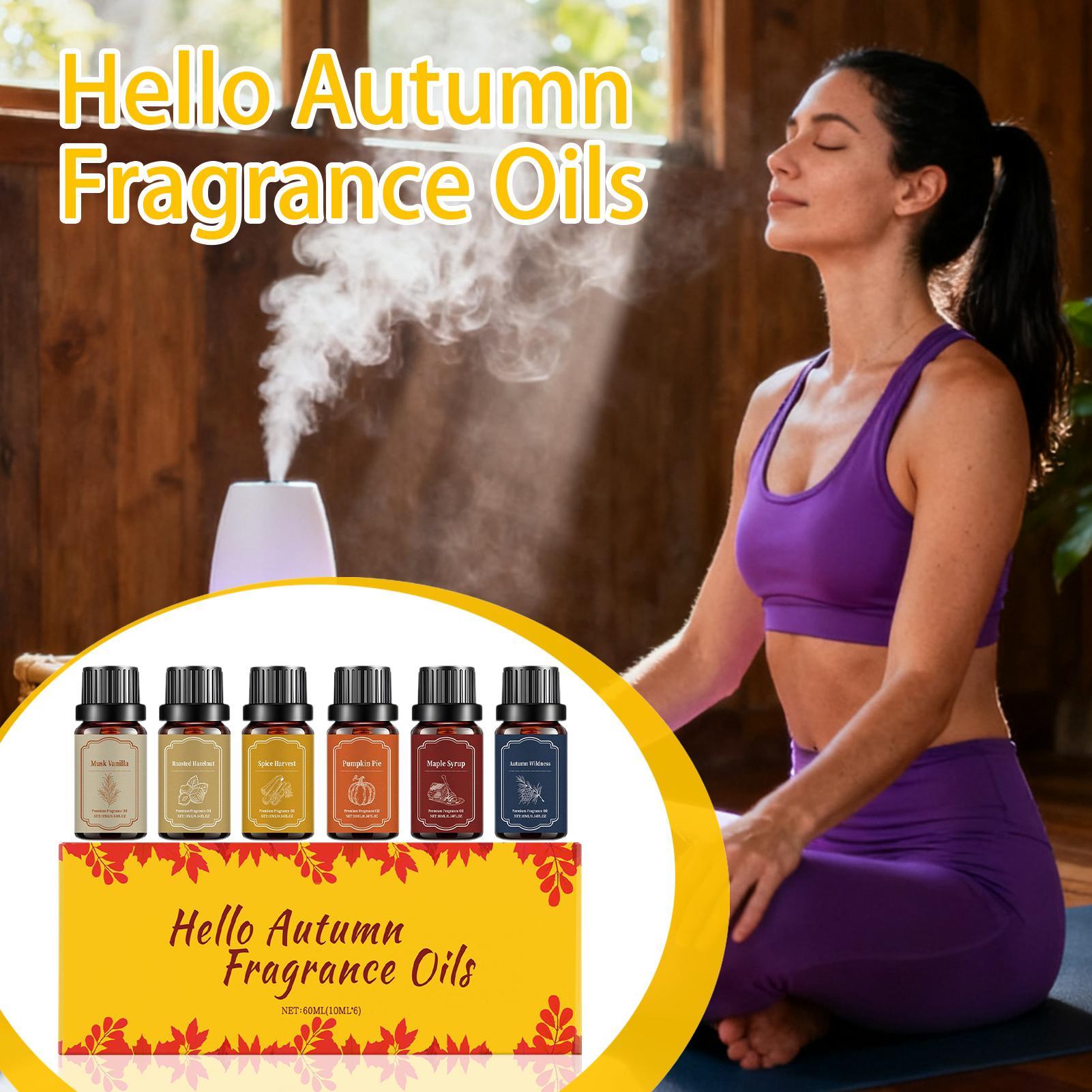 6pcs Fall Scented Diffuser Oil - مراجعة Fragrance Oil Set وسعره