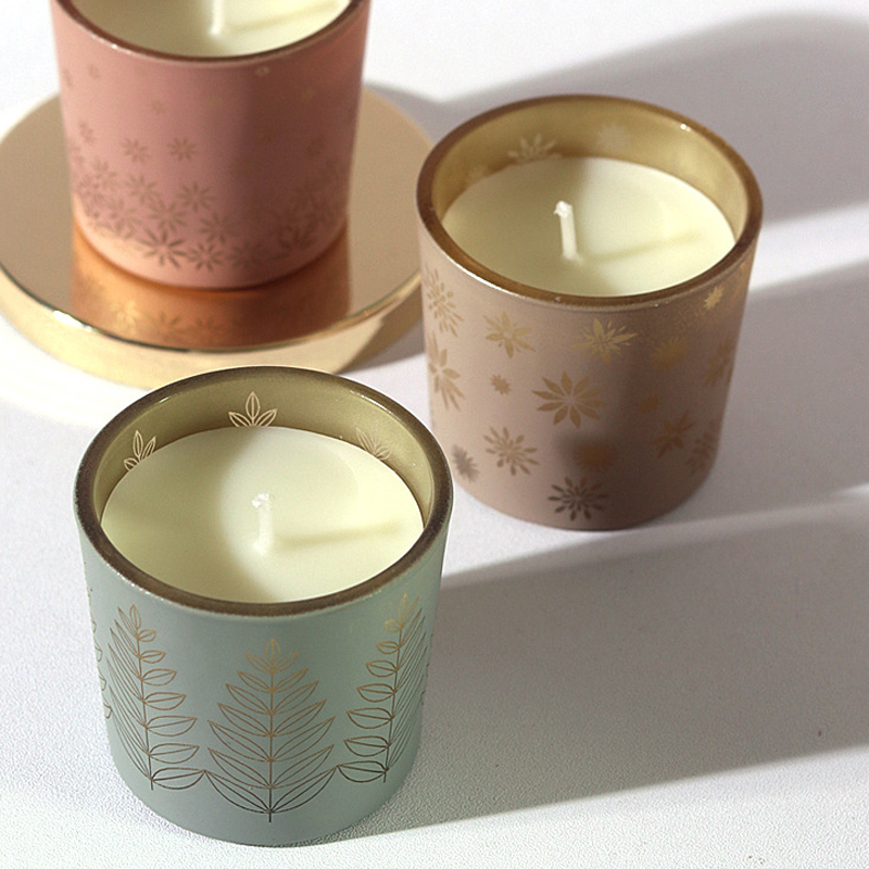 Colorful Ceramic candles creat - مراجعة Home Fragrance Flowers وسعره
