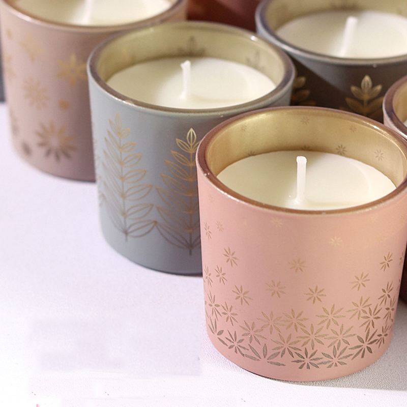 Colorful Ceramic candles creat - مراجعة Home Fragrance Flowers وسعره