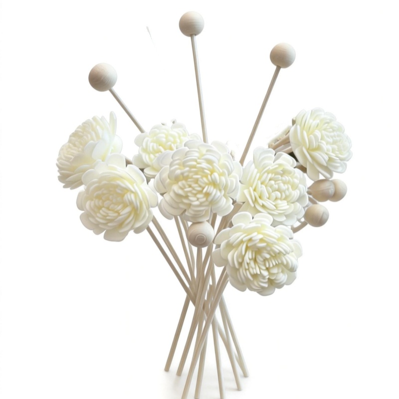 10PCS Artificial Flower Rattan - مراجعة Home Fragrance Diffuser Sticks وسعره