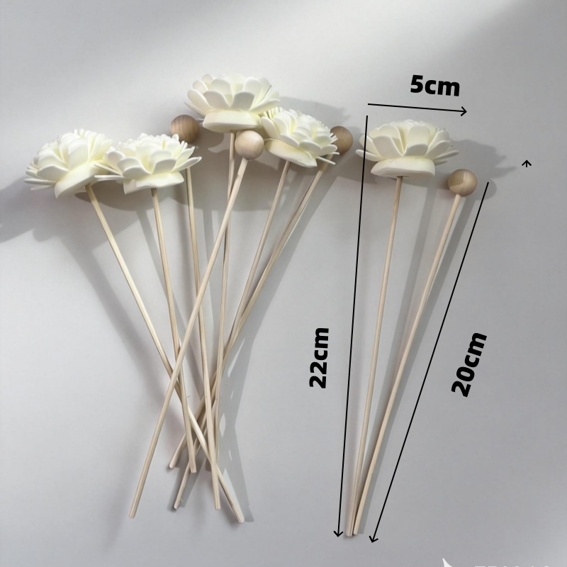 10PCS Artificial Flower Rattan - مراجعة Home Fragrance Diffuser Sticks وسعره