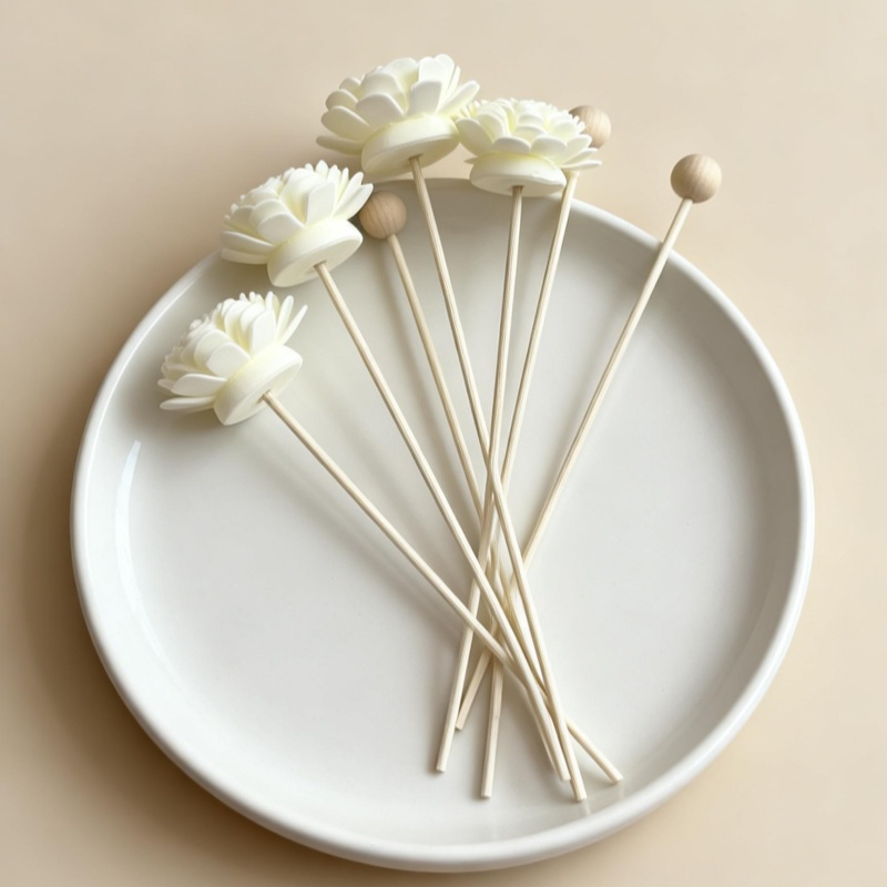 10PCS Artificial Flower Rattan - مراجعة Home Fragrance Diffuser Sticks وسعره