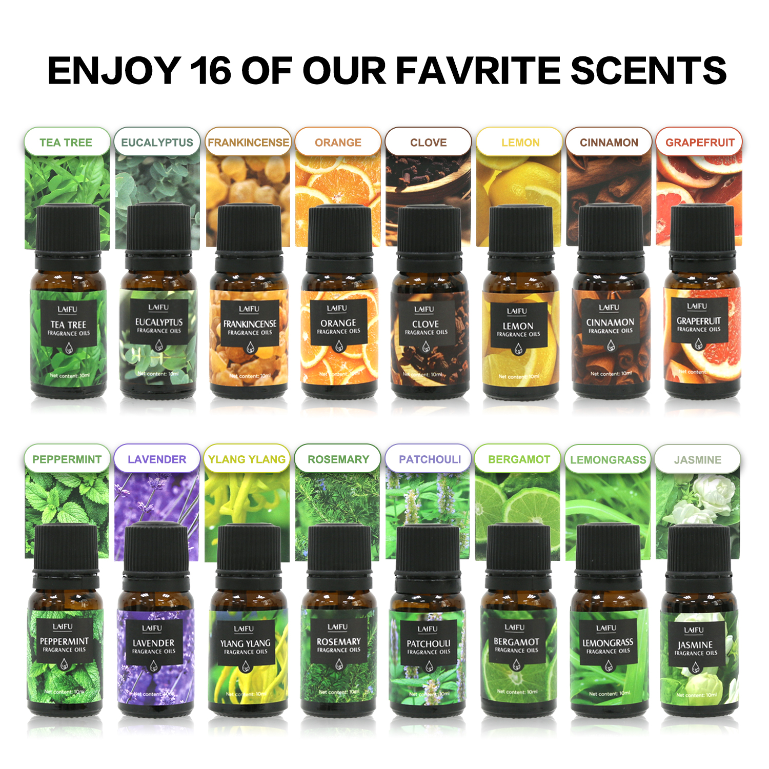 16x10ml Essential Oils Set for - مراجعة Fragrance Oil Set وسعره