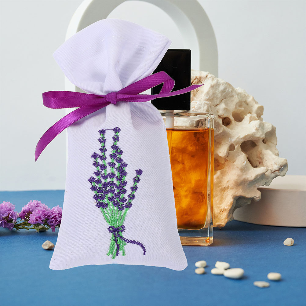 9Pcs Empty Fabric Sachet Bags  - مراجعة Home Fragrance Flowers وسعره