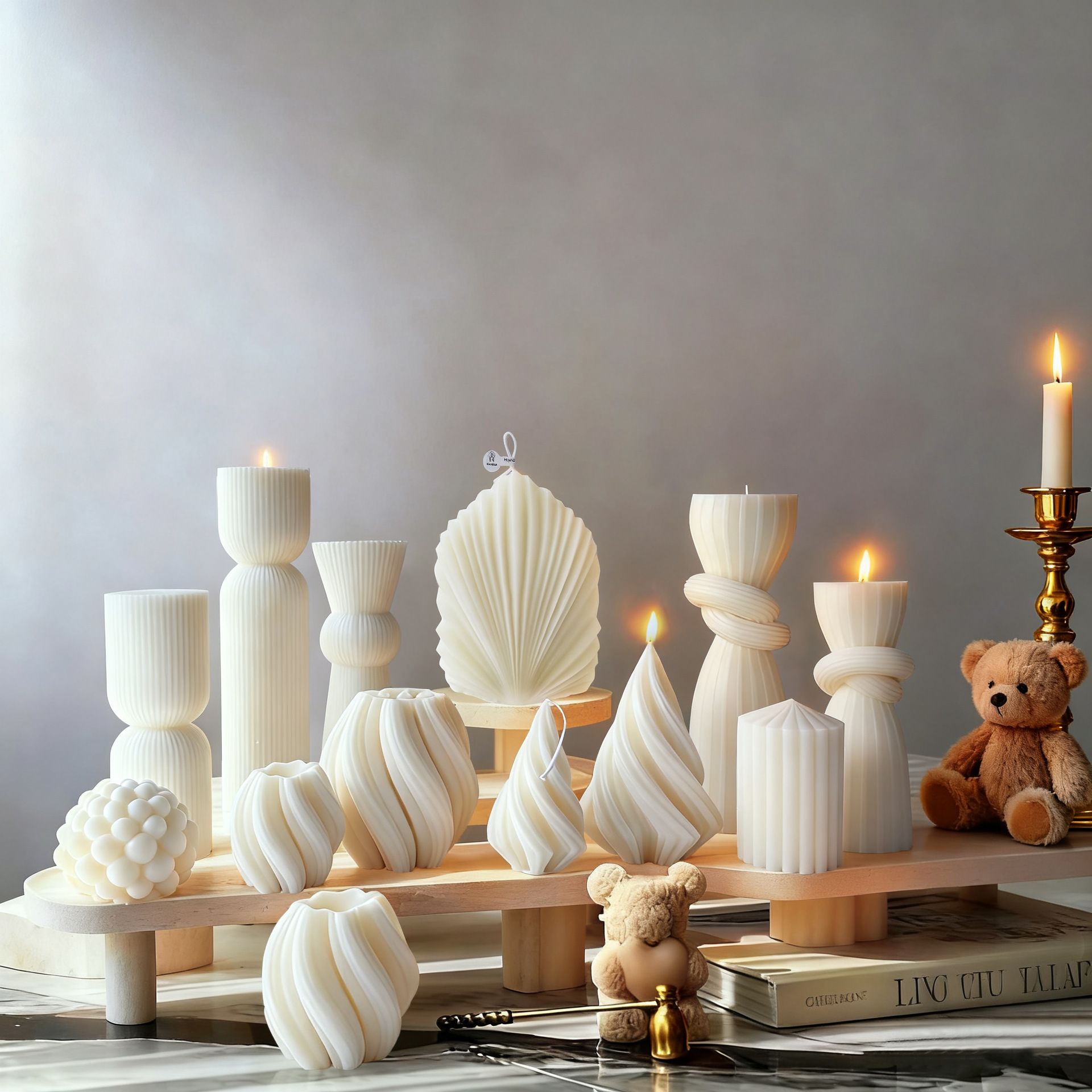 Nordic Minimalist White Scente - مراجعة Home Fragrance Flowers وسعره