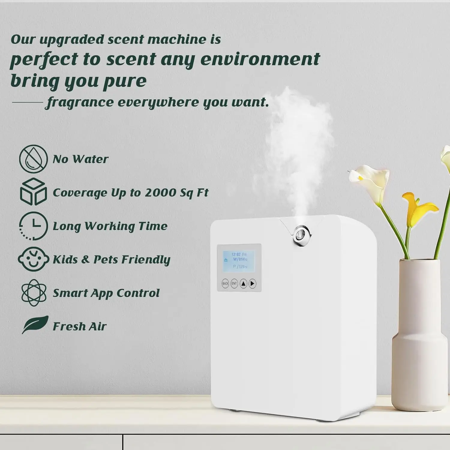 Waterless Fragrance Diffuser 3 - مراجعة Home Fragrance Flowers وسعره