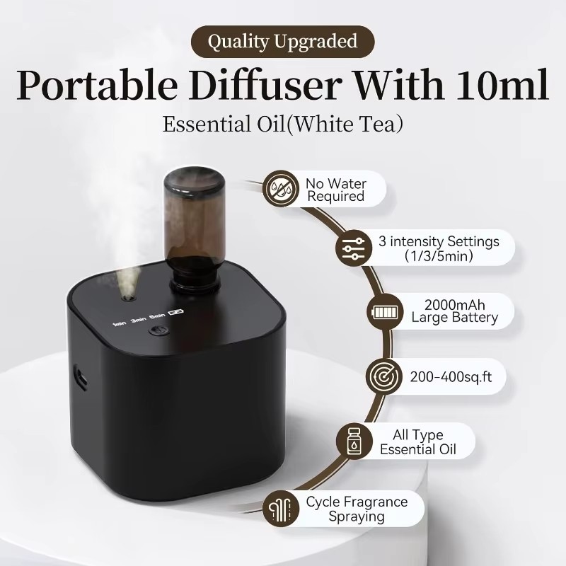 USB Rechargeable Waterless Aro - مراجعة Home Fragrance Flowers وسعره