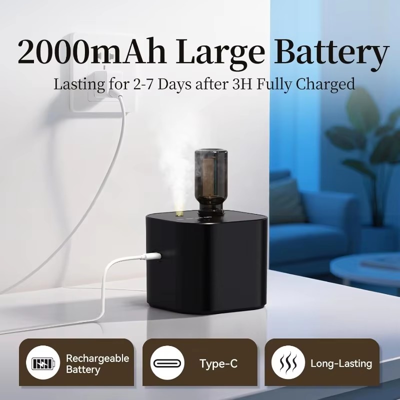 USB Rechargeable Waterless Aro - مراجعة Home Fragrance Flowers وسعره