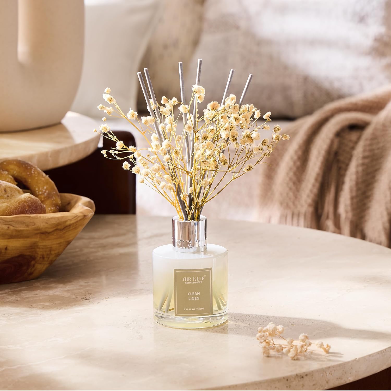 Reed Diffuser Set, 3.38 fl oz  - مراجعة Home Fragrance Diffuser Sticks وسعره