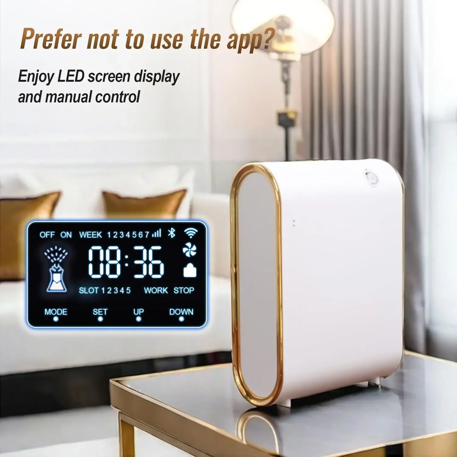 Waterless Room Fragrance Diffu - مراجعة Home Fragrance Flowers وسعره