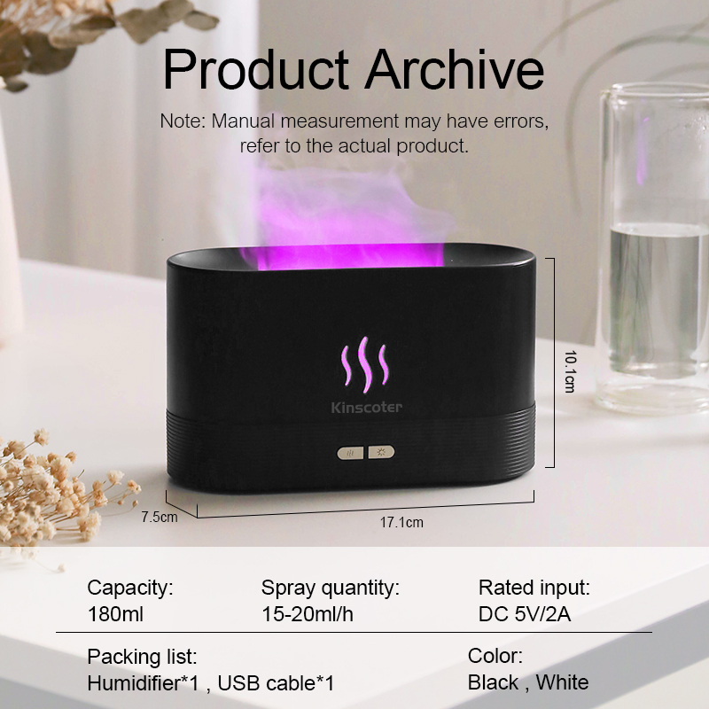 USB Desktop Flame Aroma Diffus - مراجعة Fragrance Oil Set وسعره